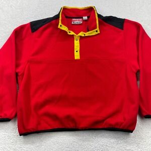 Adventure Team Marlboro Fleece Pullover Red Black Yellow Mens L